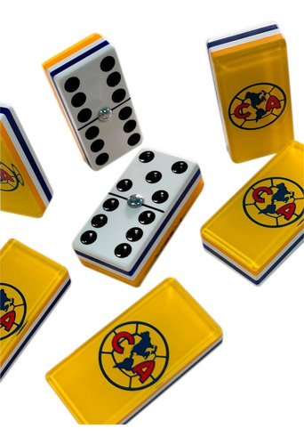 Domino America Ingles / Baraja Faisan Española Plastico Azul