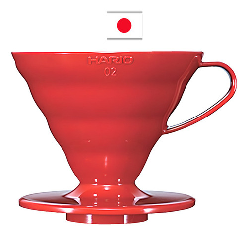 Peneira Hario V60 02 Vd-02 Vermelho