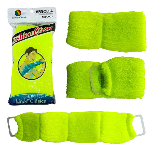 Kit 3pzs Estropajo Zacate Esponja Surtido Baño Con Argolla Surtido Rayas