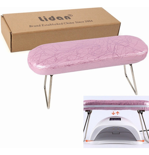 Almohada De Mano De Cuero Para Uñas, Impermeable