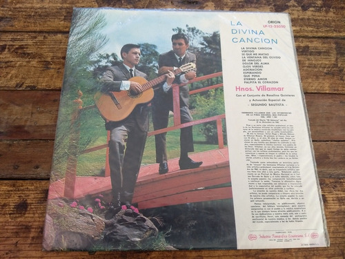 Hnos Villamar La Divina Cancion Lp Folk Ecuador Raro 1965 (Usado)