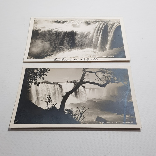 Antiguas Postales Cataratas Iguazú Misiones Lote Mag 60805