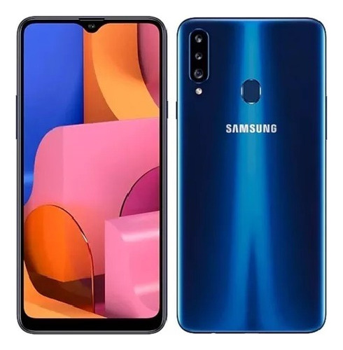 Pantalla Modulo Genérico Samsung A20 Colocada!! + Vidrio!!