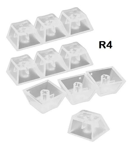 Keycaps Transparente Teclado Mecanico Outemu Pronta Cor De Teclado R4