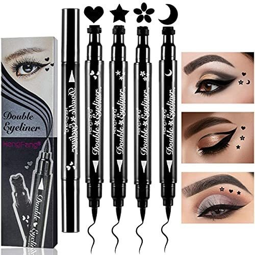 Delineadores - 4 Styles/set Pen Eyeliner Stamp Wing Liner, W