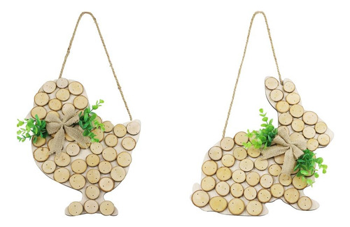 Feliz Páscoa Suspensão De Pingente Ornamentos De Parede