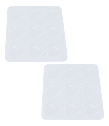 Moldes De Resina Epoxi, 2 Piezas De Silicona, 9 Cavidades, F