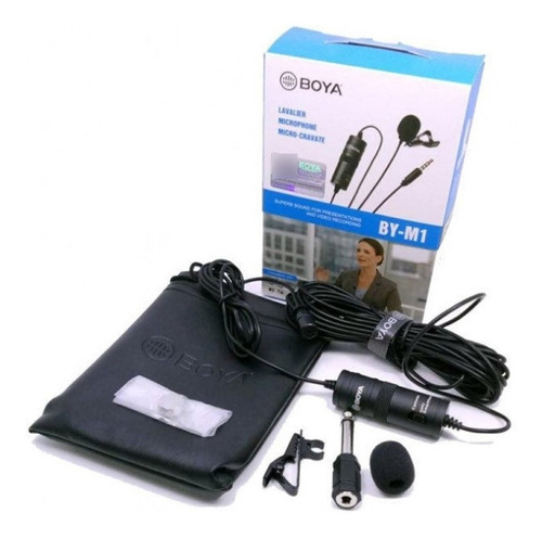 Microfone de Lapela Simples BY-M1- BOYA