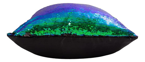 Squarepie Reversible Sequin Pillow Covers Conjunto De 2, Fun