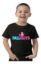 Comprar Remera Algodon Niño\u002Fa  Fall Guys Logo Juego Videojuego