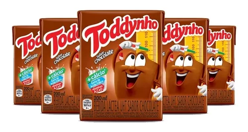 Kit Bebida Láctea UHT Toddynho Chocolate 200ml - 5 Unidades