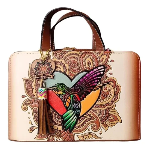 Bolsas de piel pintadas a mano sale