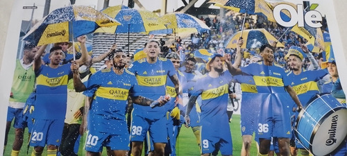 Diario Ole Con Poster Doble Gigante Boca Campeon Liga 2022 