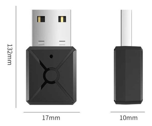 Transmisor Y Receptor Mini Usb Bluetooth 5.0 Tv Aux / Rx- Tx