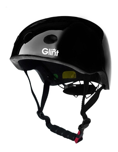 Casco Glint Bmx Ideal Freestyle Street Pro ¡negro Brillante!