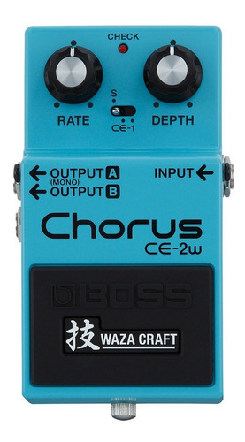 Pedal Boss Ce-2w Chorus Waza Craft Edição Especial Ce2w C/nf