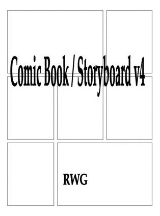 Libro Comic Book / Storyboard V4: 150 Pages 8.5 X 11 - Rwg