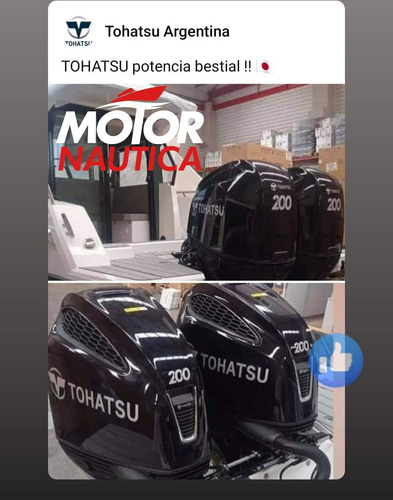 Imagen 8 de 18 de Motor Tohatsu 18hp 2t Nuevo 0hs No Yamaha