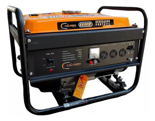 Generador De Luz Columbia 4000w-3600w 8 Hp 4t 127/220v