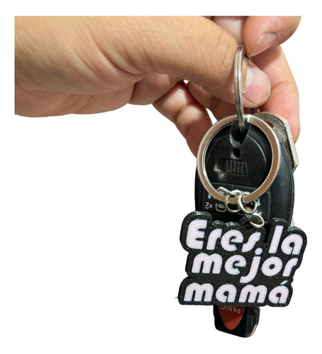 Llavero 10 Mayo Dia De Las Madres 25pz Mayoreo Plástico Eres La Mejor Mamá