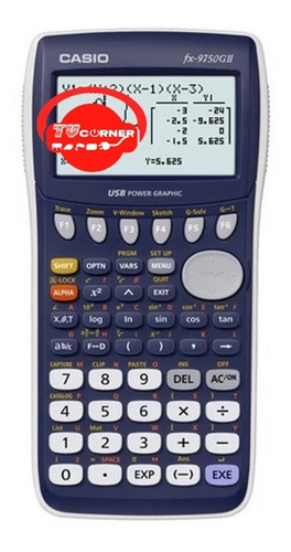 Imagen 1 de 2 de Calculadora Casio Científica Grafica Fx-9750gii