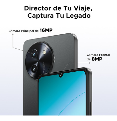 Celular Doogee Note 59 Pro 5g Celular With 6.75, 6250 Mah, 32 Gb De Ram Ext. + 256 Gb De Rom, Android 15, Cámara De 16 Mp
