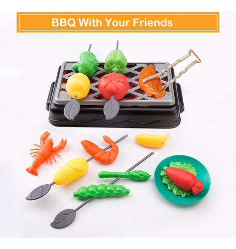 Acessórios De Brinquedo De Cozinha Zero Zoo 105 Unidades Par
