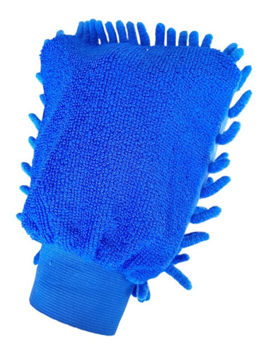 Imagen 3 de 5 de 1 Guante Microfibra Manopla Lavado Auto Moto Hogar Limpieza