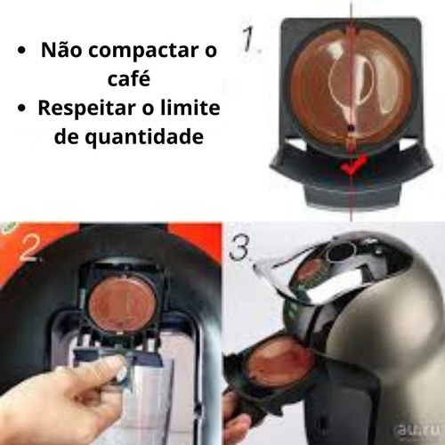 4 Cápsulas Dolce Gusto Recarregável Reutilizável
