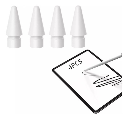 Adecuado Para Apple Pencil 1 Y 2 Punta Reemplazable 4pcs