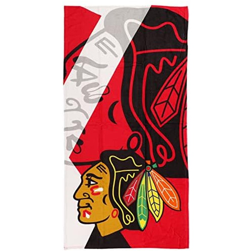 Toalla De Playa De Chicago Blackhawks De 30 X 60 Pulgad...