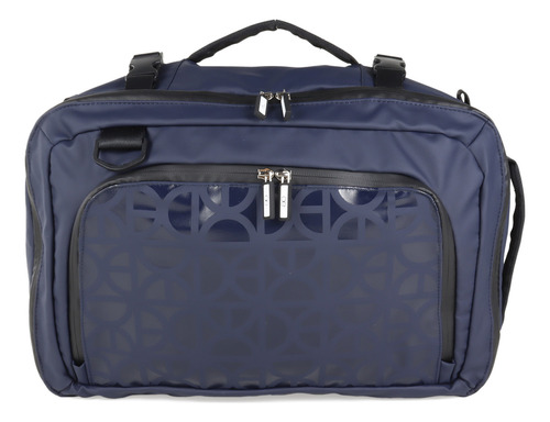 Duffle Bag Cloe Unisex De Viaje Doble Función Color Azul marino