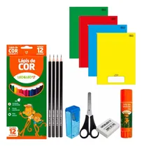 Comprar Kit Escolar Infantil Material Escolar Papelaria Barato