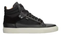 Comprar Botin Gosh Tipo Tenis Negro Con Cordones Para Hombre