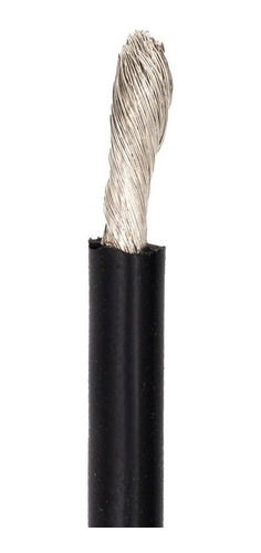1 Metro De Cable De Silicona Calibre 12 Awg Flexible Negro
