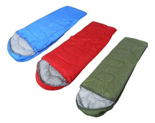 Bolsa Para Dormir Campamento 1 Persona Sleeping Bag Camping Color Rojo