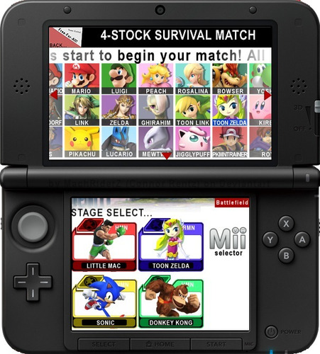 Super Smash Bros - Nintendo 3ds (físico) Id (Reacondicionado)
