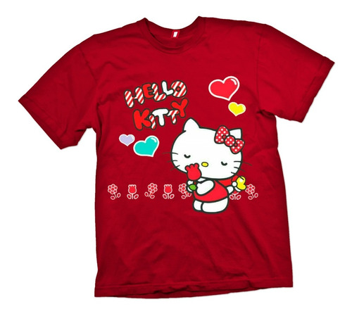 Polera Hello Kitty Estampada Dtf  Senshi Cod 006