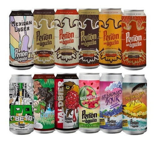 Cerveza Artesanal Mix X 12 Latas De 473cc -estocolmo-