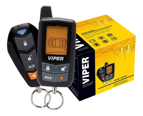Sistema De Alarma Viper 5305v 2 Way Lcd Alarma Para Vehículo
