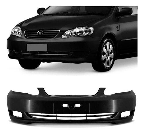 Parachoque Dianteiro Corolla 2005 A 2008 Preto Liso Dts
