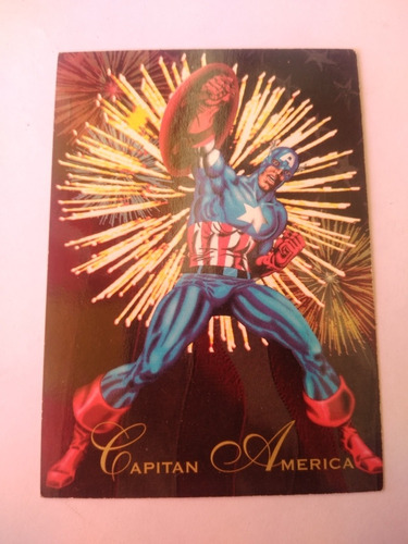 Tarjeta Pepsi Cards Marvel #13 El Origen De El Capitán Améri