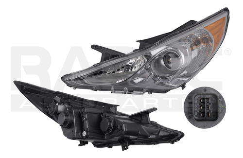 Faro Hyundai Sonata Limited 2011 - 2014 Halogeno Depo Izq