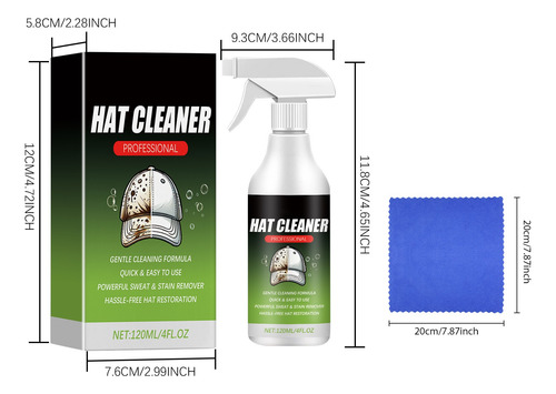 Limpiador De Espuma Para Sombreros De 120 Ml, Limpiador De M
