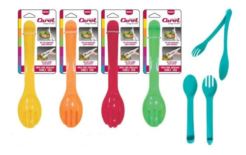 Pinza Para Ensalada Carol Soft Utensilios Cocina 27cm Servir