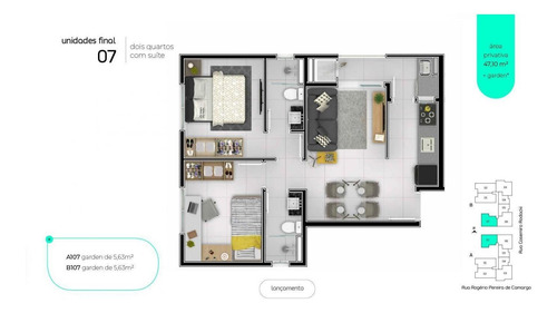 Imagem 6 de 15 de Apartamento Para Venda Em Curitiba, Campo Comprido, 2 Dormitórios, 1 Suíte, 2 Banheiros, 1 Vaga - Ctb7003_1-1680620