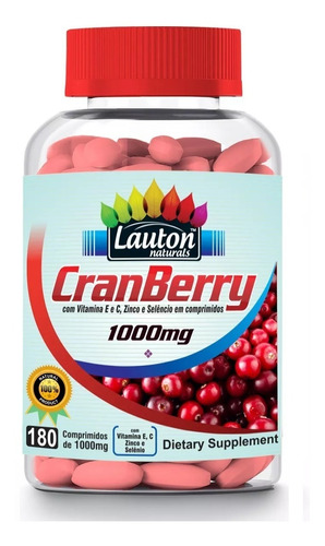 Cranberry 1000mg 180 Comprimidos Lauton 