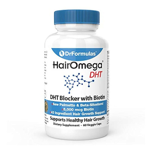 Drformulas Hairomega Dht Blocker Biotin 5000 Mcg Vitaminas P