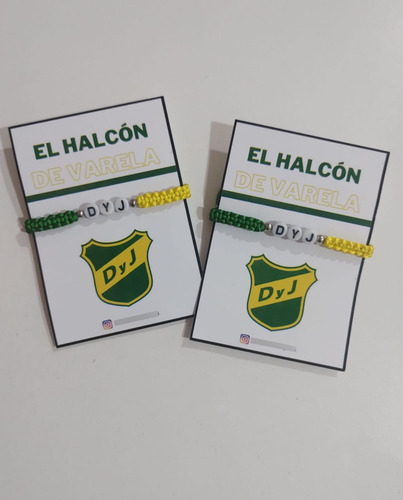 Pulsera Equipos De Futbol Clubes Artesanales Defensa Y Justicia 0 Mm