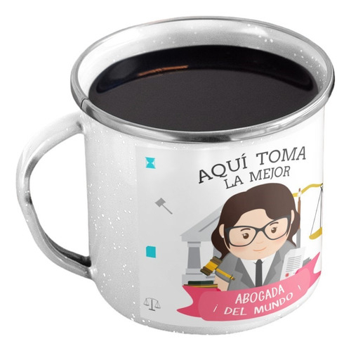 Taza Enlozada Justicia Y Java - Abogado